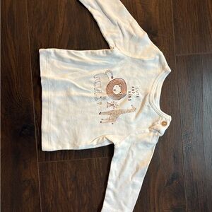 Cute Animal Print Infant Shirt